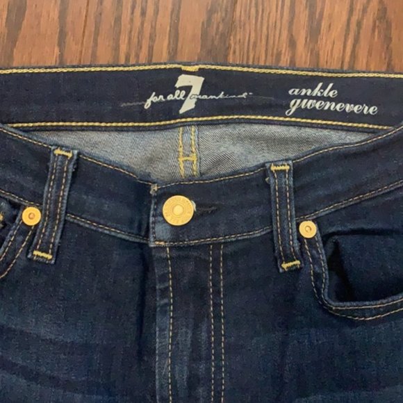 7 for All Mankind Skinny Jeans - Size 27 - Picture 2 of 3